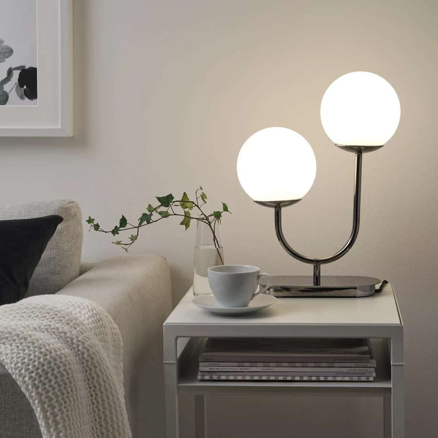 Лампа - SIMRISHAMN IKEA/СИМРИСХАМН ИКЕА, 42 см, белый (изображение №6)