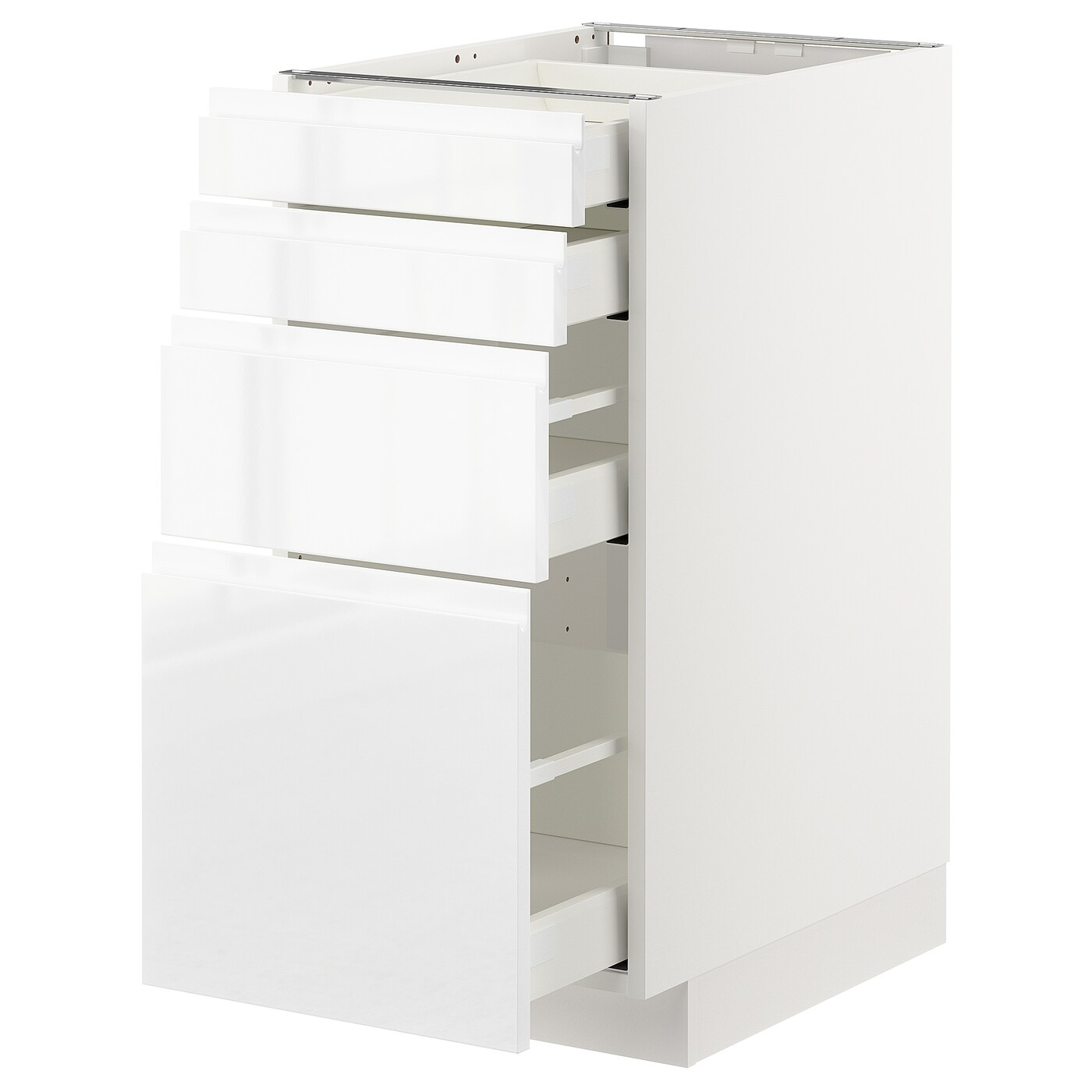 Напольный кухонный шкаф  - IKEA METOD MAXIMERA, 80x62,1x40см, белый, МЕТОД МАКСИМЕРА ИКЕА