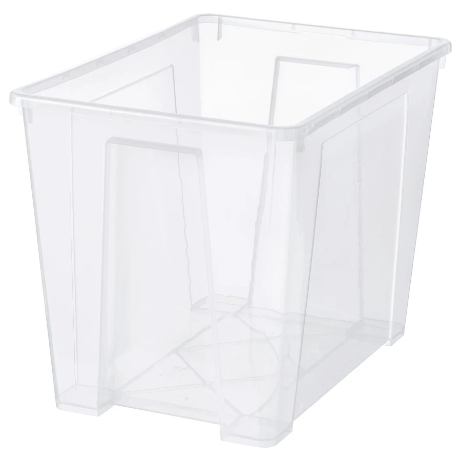 Коробка - SAMLA IKEA/ САМЛА ИКЕА, 56х42 см, прозрачный (изображение №1)