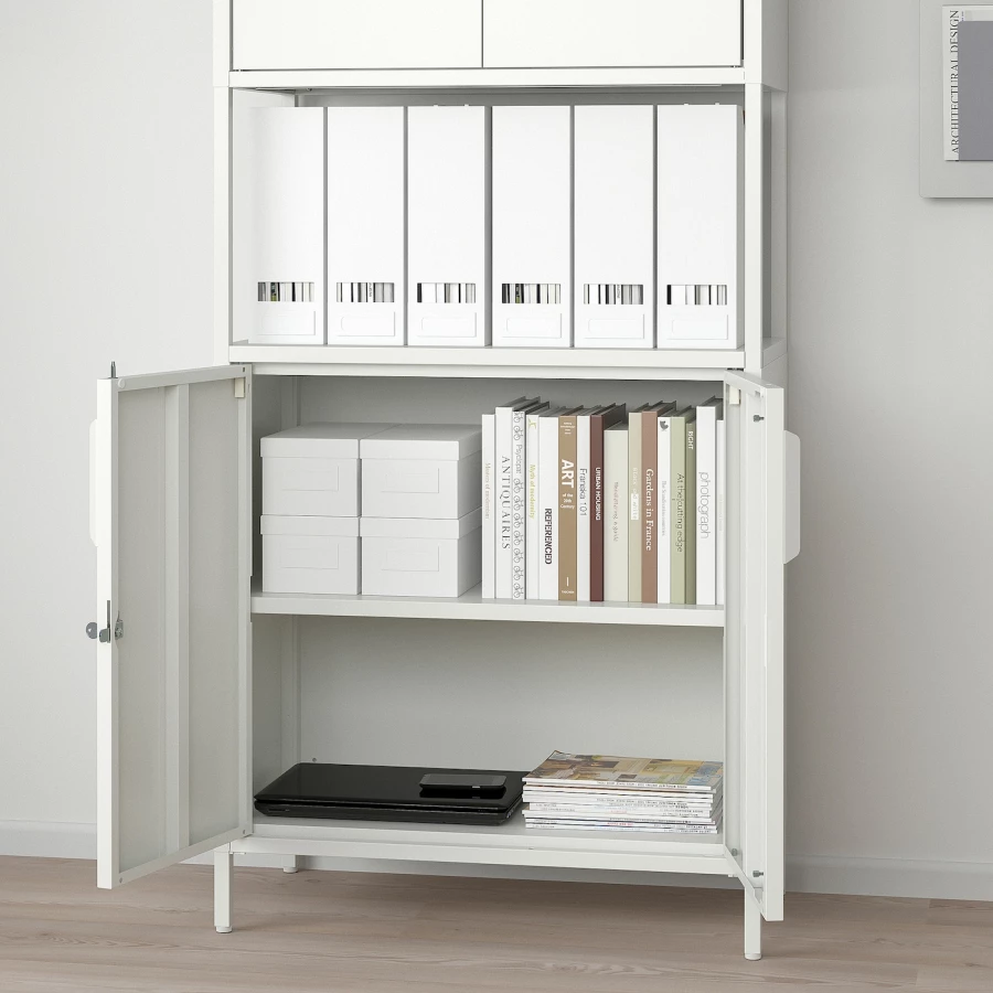 Шкаф - TROTTEN IKEA/ ТРОТТЕН ИКЕА,  173х70 см, белый (изображение №3)