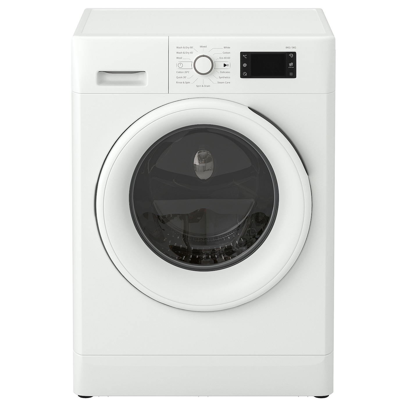 Встраиваемая стиральная машина/сушилка - UDDARP IKEA/ УДДАРП ИКЕА,  85х60 см, белый