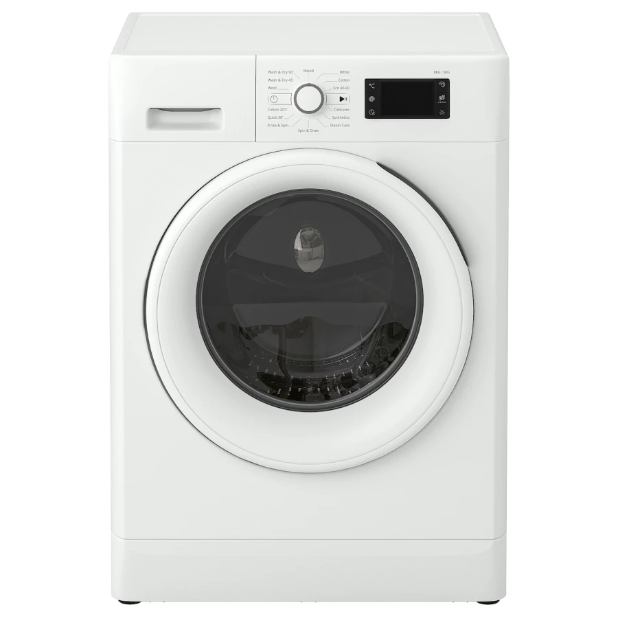 Встраиваемая стиральная машина/сушилка - UDDARP IKEA/ УДДАРП ИКЕА,  85х60 см, белый (изображение №1)