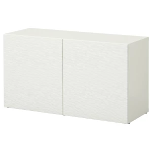Комбинация для хранения - BESTÅ/ BESTА IKEA/ БЕСТА/БЕСТО ИКЕА, 120х64 см, белый