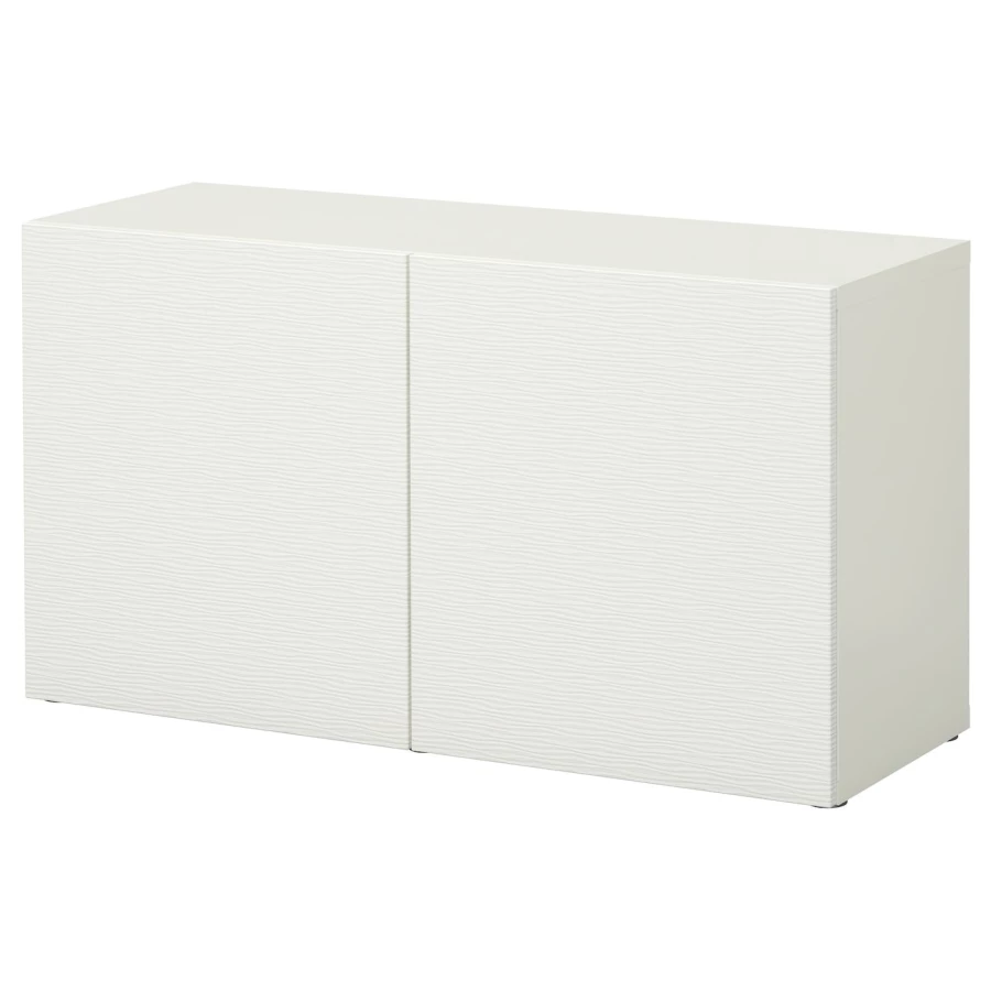 Комбинация для хранения - BESTÅ/ BESTА IKEA/ БЕСТА/БЕСТО ИКЕА, 120х64 см,  белый (изображение №1)