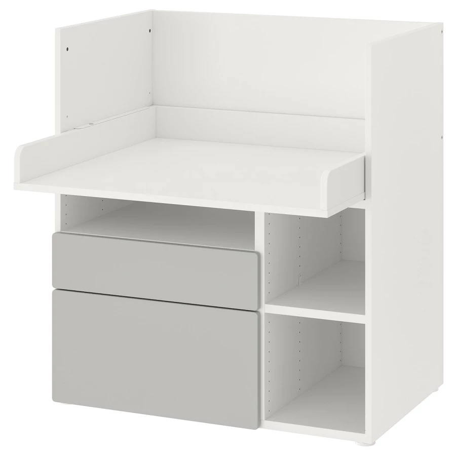 Стол детский - IKEA SMÅSTAD /SMASTAD/СМОСТАД ИКЕА, 90x79x100 см, белый/серый (изображение №1)