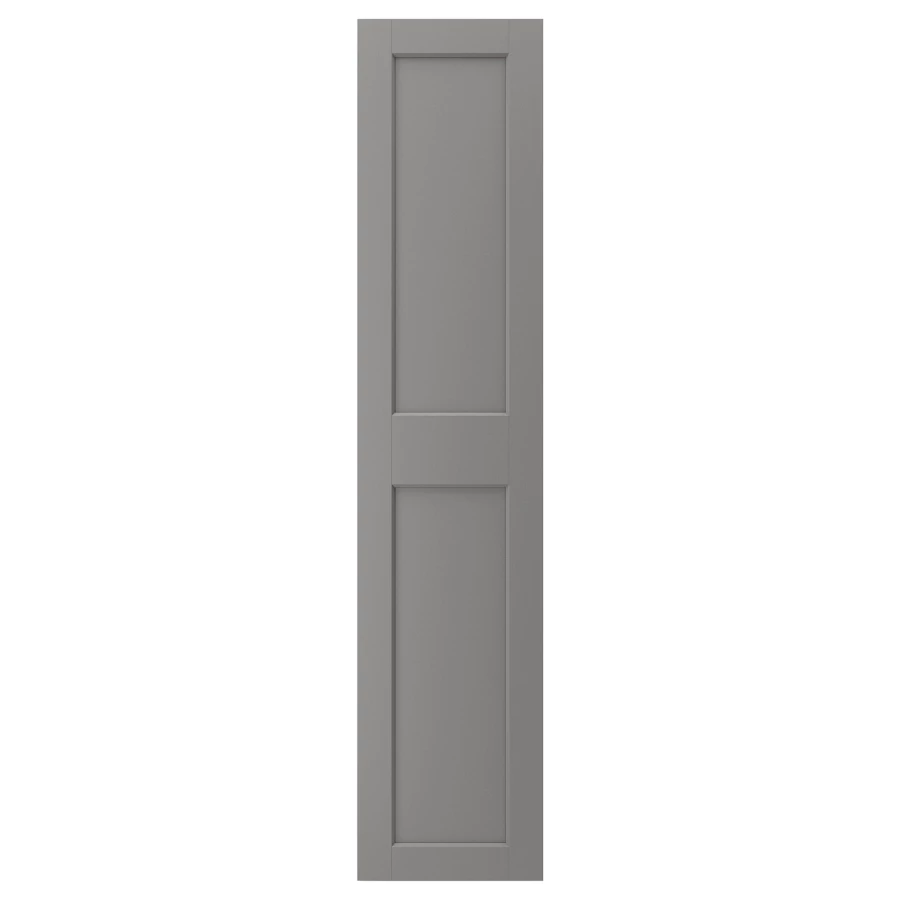 Дверца шкафа - GRIMO  IKEA/ ГРИМО ИКЕА, 229х50 см, серый (изображение №1)