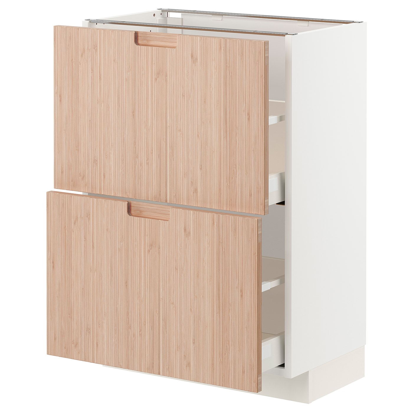 Напольный шкаф - METOD / MAXIMERA IKEA/ МЕТОД/ МАКСИМЕРА ИКЕА,  88х60 см, белый/под беленый дуб