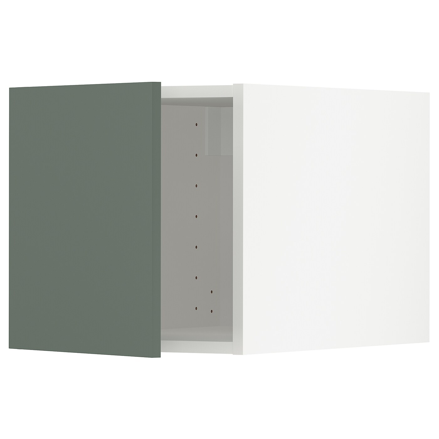 METOD Навесной шкаф - METOD IKEA/ МЕТОД ИКЕА, 40х40 см, белый/темно-зеленый