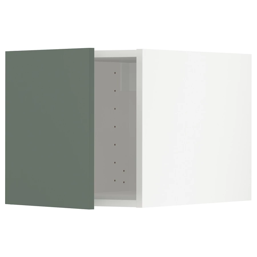 METOD Навесной шкаф - METOD IKEA/ МЕТОД ИКЕА, 40х40 см, белый/темно-зеленый (изображение №1)