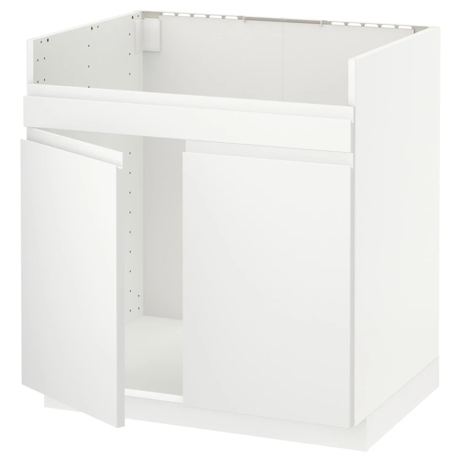 Шкаф под раковину - METOD / HAVSEN  IKEA/ МЕТОД/ХАВСЕН/ИКЕА, 88х80 см, белый (изображение №1)