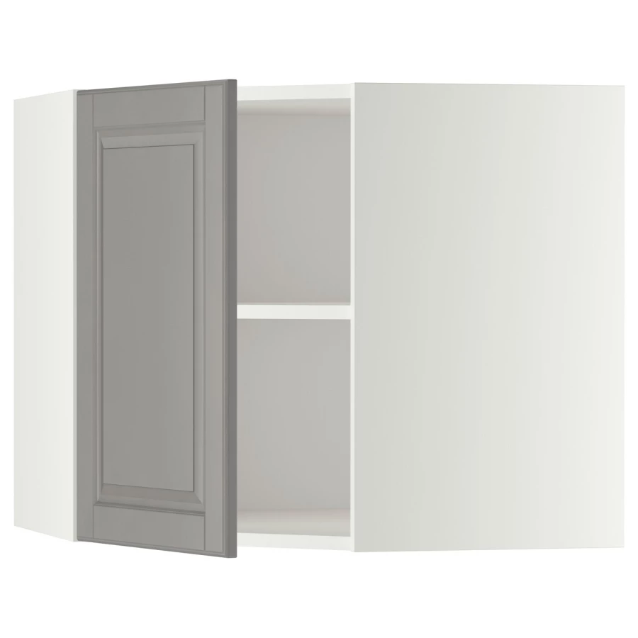 METOD Навесной шкаф - METOD IKEA/ МЕТОД ИКЕА, 60х68 см, белый/серый (изображение №1)