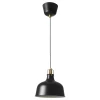 Подвесной светильник - RANARP IKEA / РАНАРП ИКЕА, 23 см, черный
