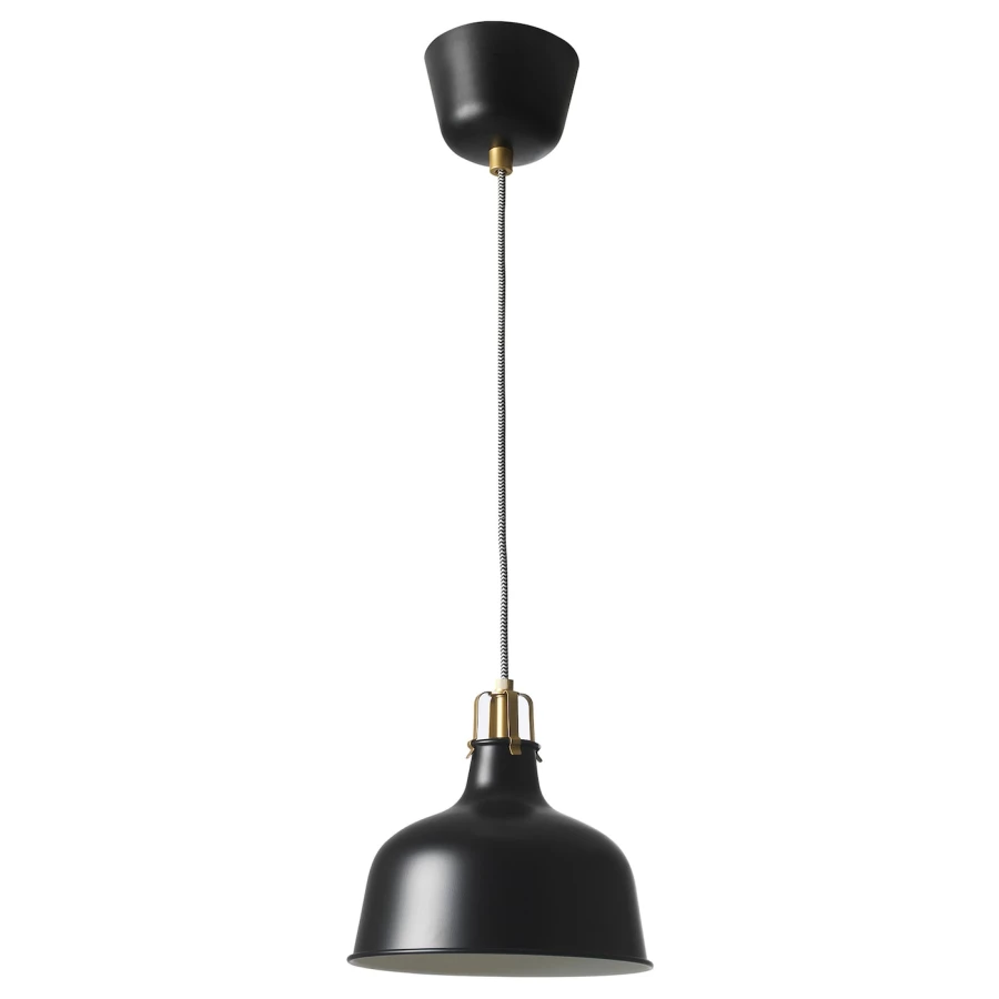 Подвесной светильник - RANARP IKEA / РАНАРП ИКЕА, 23 см, черный (изображение №1)