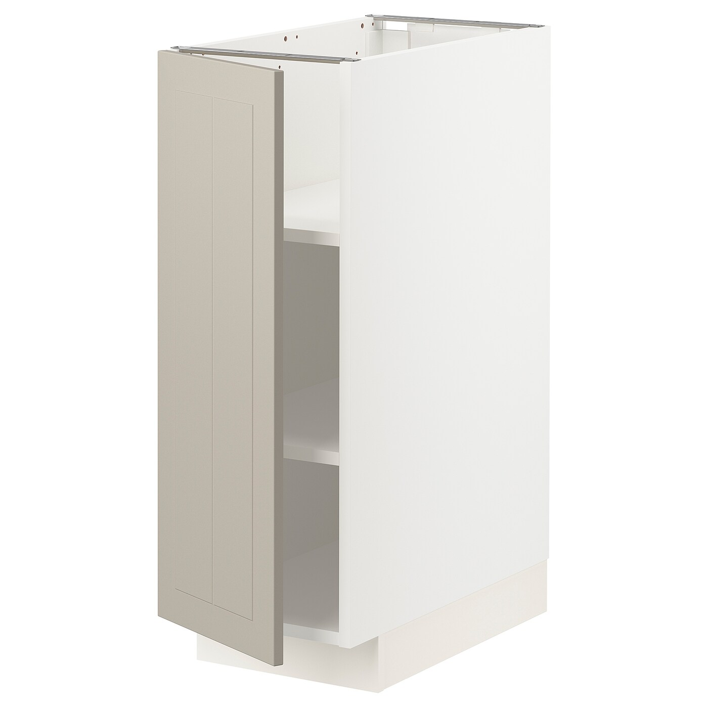 Напольный кухонный шкаф  - IKEA METOD MAXIMERA, 88x62x30см, белый/бежевый, МЕТОД МАКСИМЕРА ИКЕА