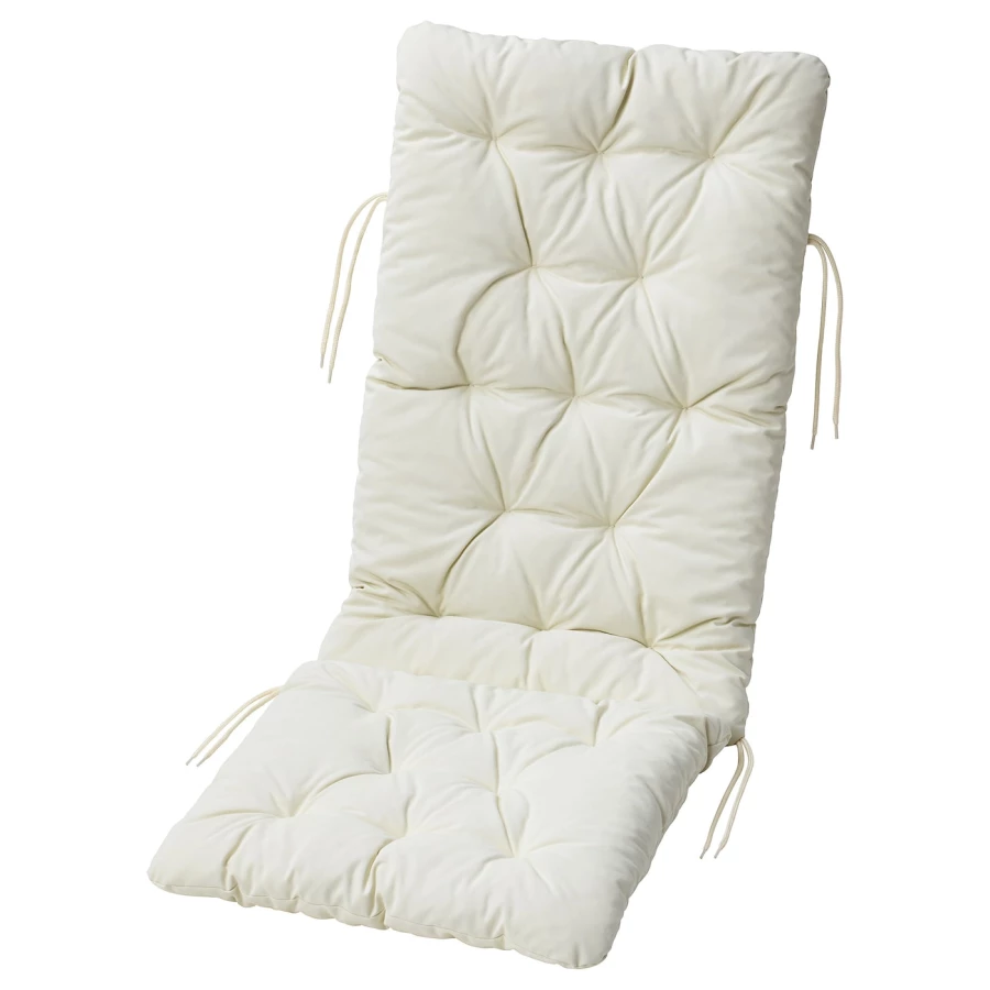 Подушка на стул  - KUDDARNA IKEA/ КУДДАРНА ИКЕА, 116х45 см,  белый (изображение №1)