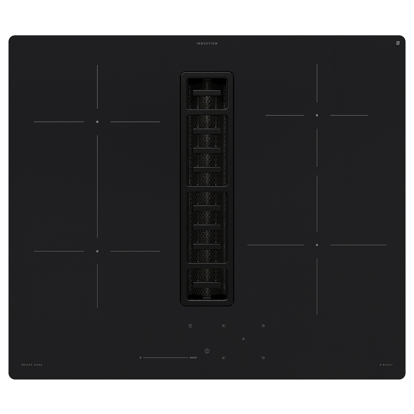 Индукционная варочная панель - FÖRDELAKTIG / FОRDELAKTIG IKEA/ ФОРДЕЛАКТИГ ИКЕА,  60 см, черный