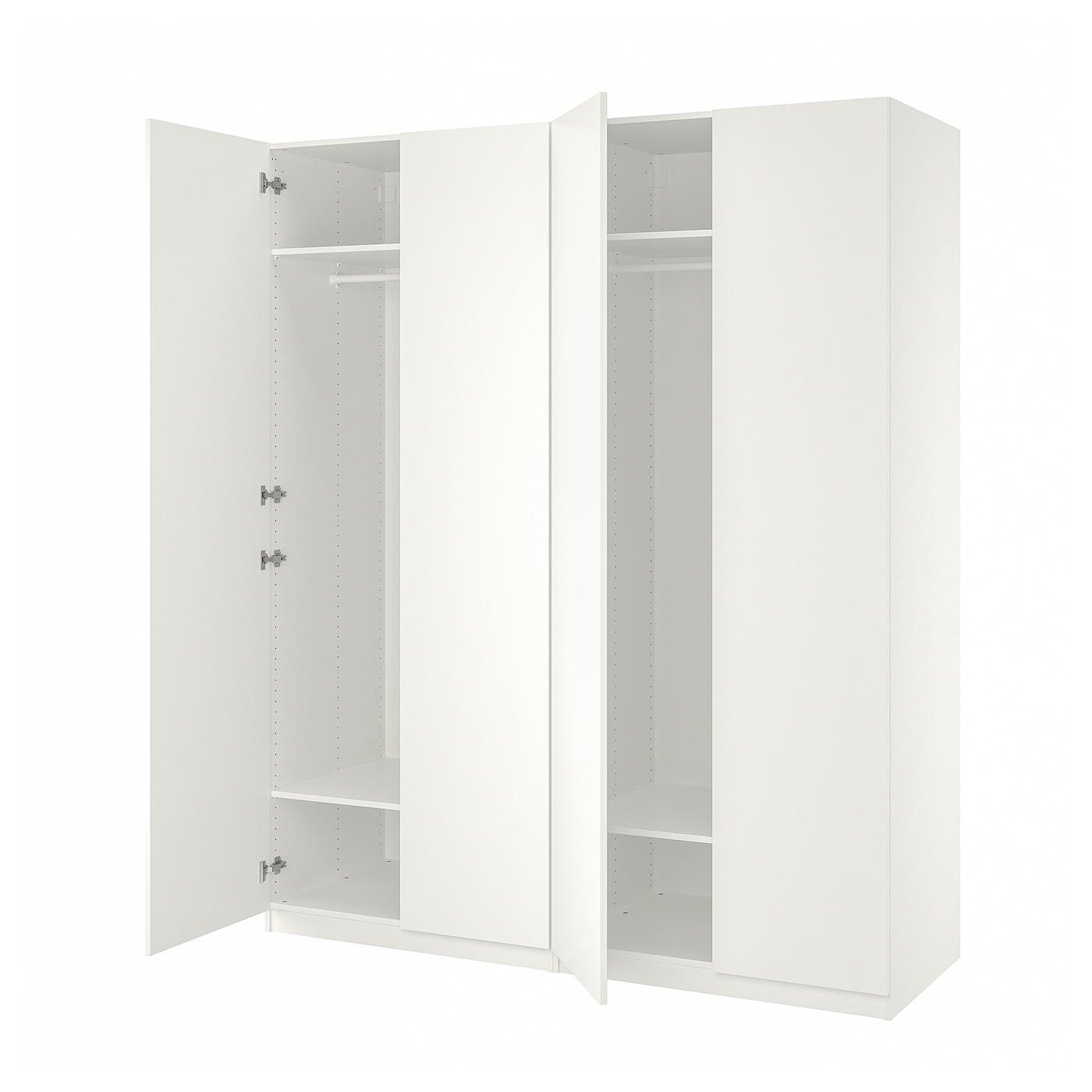 Гардероб - IKEA PAX/FORSAND/ПАКС/ФОРСАНД ИКЕА, 200x60x236 см, белый