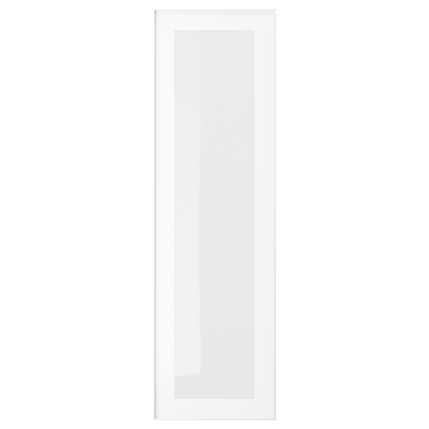 Дверца со стеклом - IKEA HEJSTA, 100х30 см, белый, ХЕЙСТА ИКЕА
