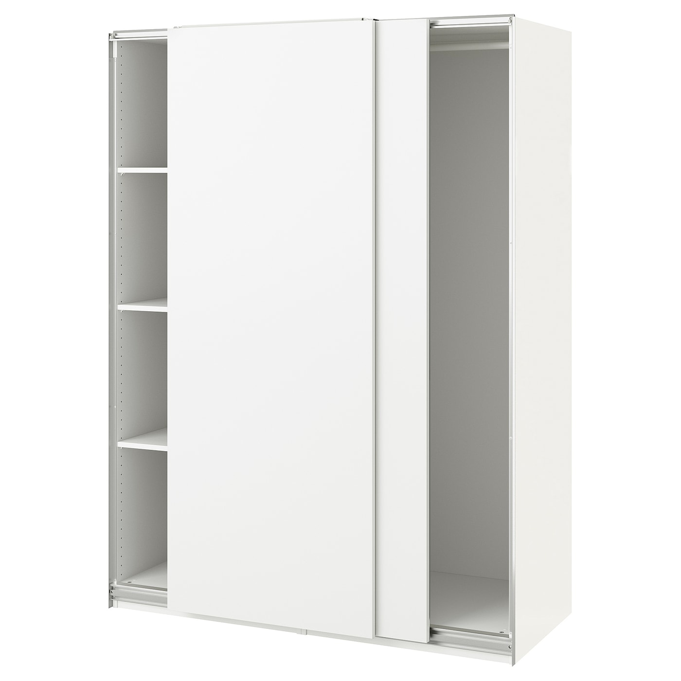 Шкаф-купе - IKEA PAX/HASVIK/ПАКС/ХАСВИК ИКЕА, 150x66x201 см, белый