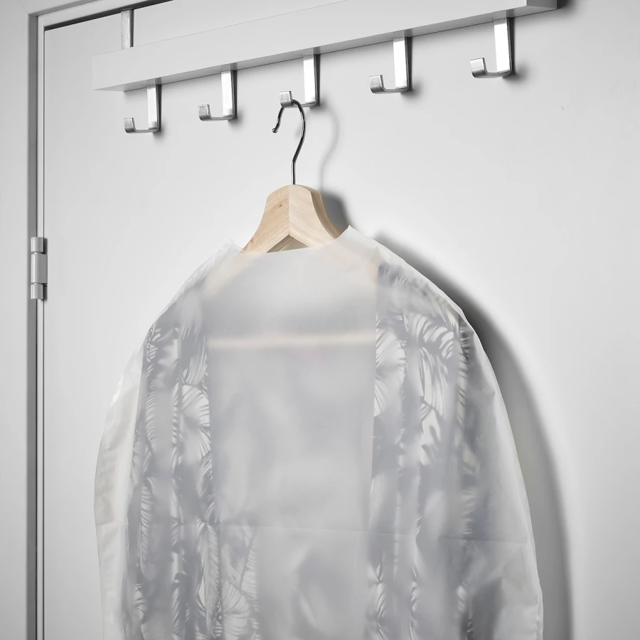 Чехол для одежды - RENSHACKA IKEA/РЕНШАККА  ИКЕА. 105х60 см, белый (изображение №3)