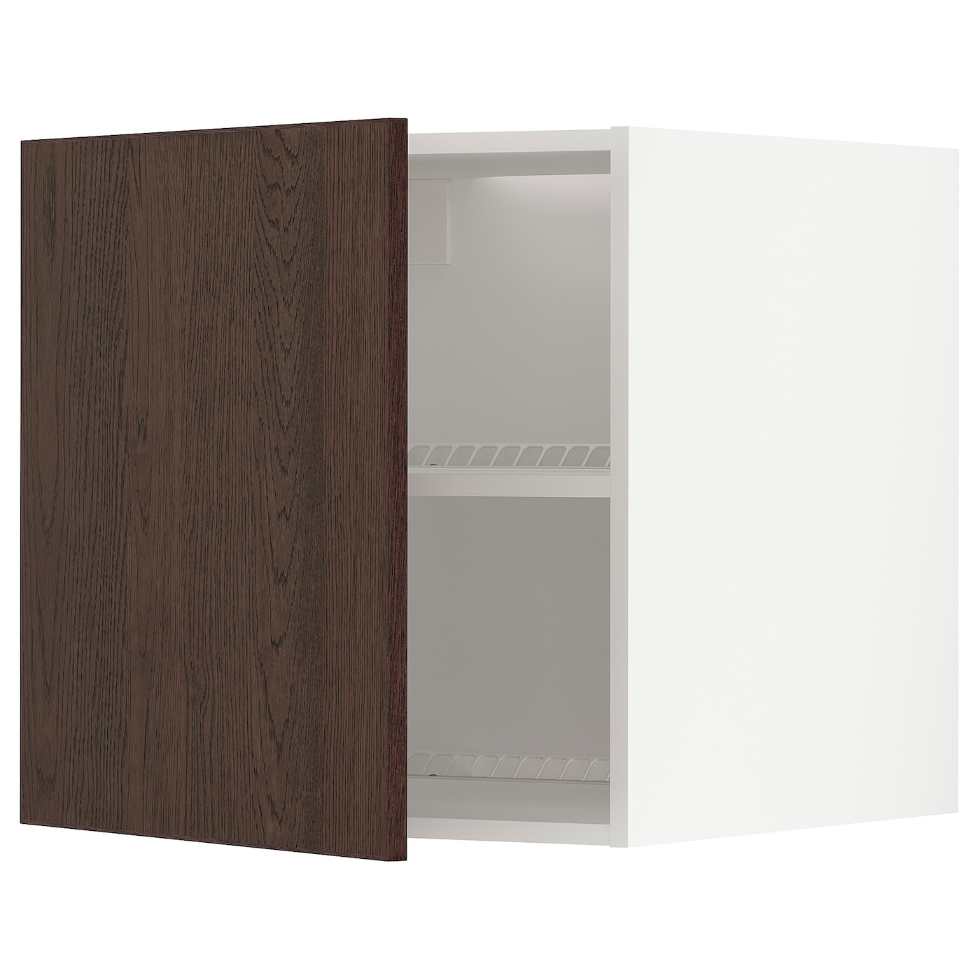 Шкаф - METOD  IKEA/  МЕТОД ИКЕА, 60х60 см, белый/коричневый