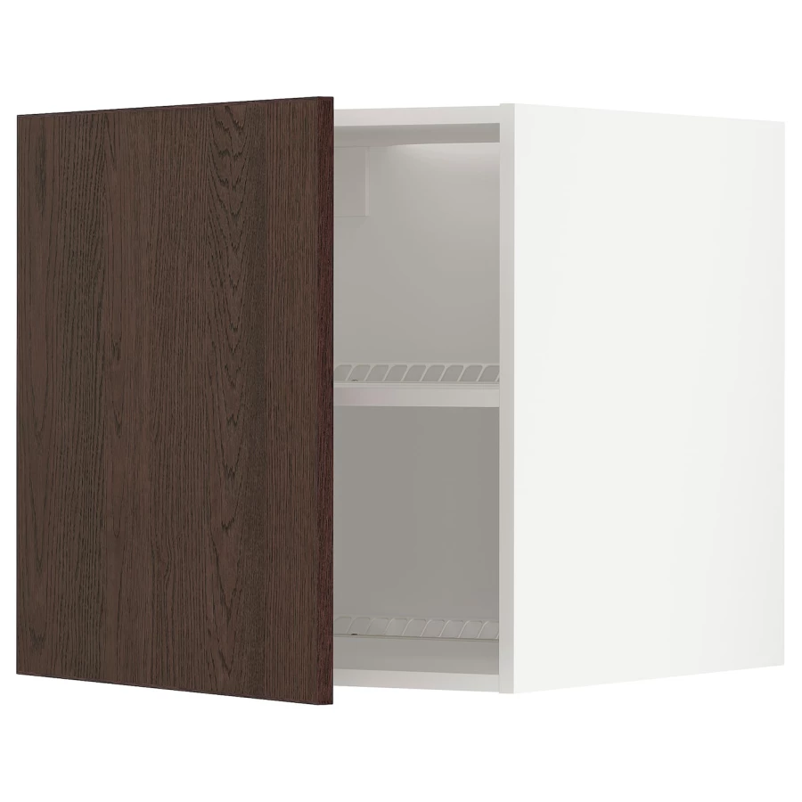 Шкаф - METOD  IKEA/  МЕТОД ИКЕА, 60х60 см, белый/коричневый (изображение №1)
