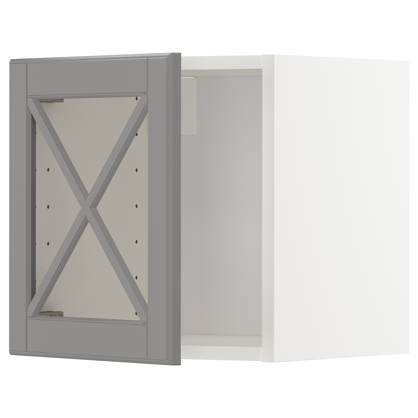 Навесной шкаф - METOD IKEA/ МЕТОД ИКЕА, 40х40 см, белый/серый