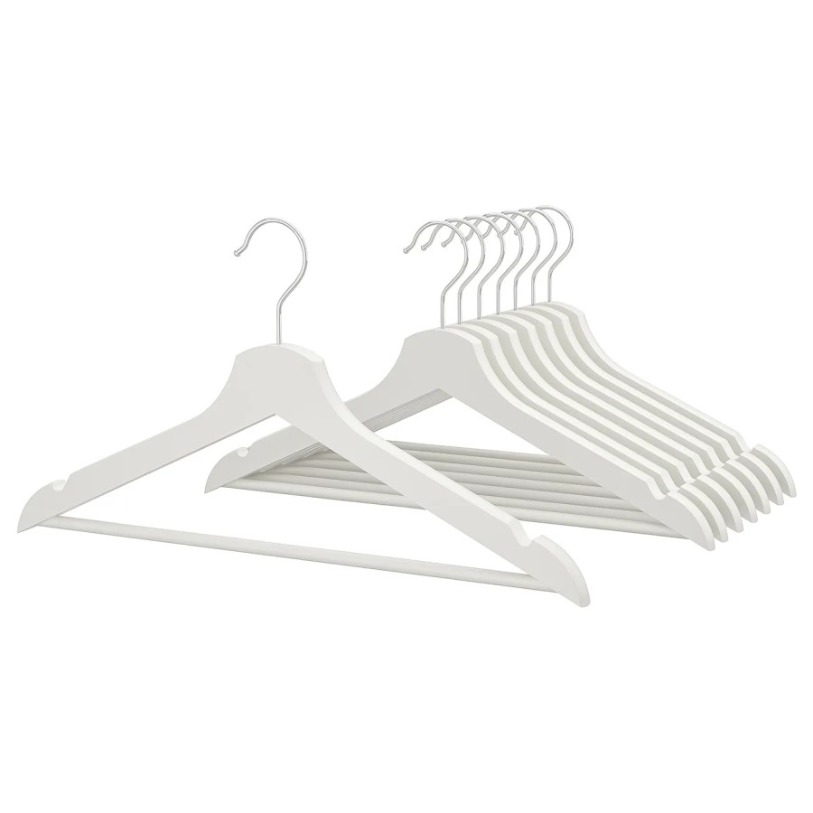 Вешалка для одежды - BUMERANG  IKEA/ БУМЕРАНГ ИКЕА, 43 см, белый (изображение №1)