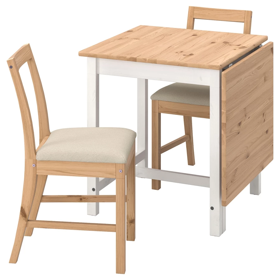 Набор кухонных столов - PINNTORP IKEA/ ПИННТОРП ИКЕА, 124х67 см, бежевый (изображение №1)