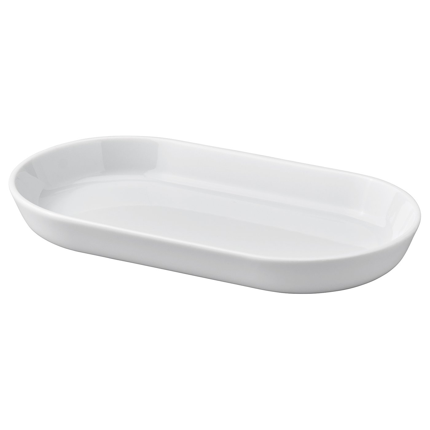 Блюдо IKEA 365+/ 365+ ИКЕА, 20х11 см, белый