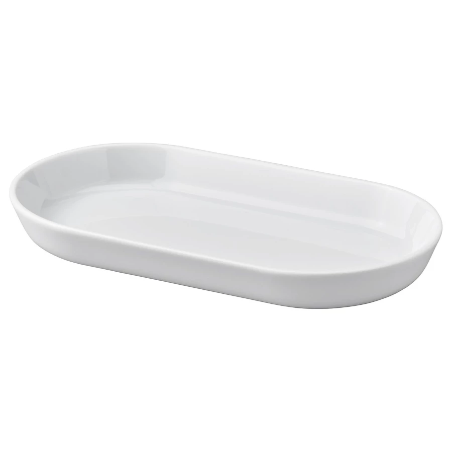 Блюдо IKEA 365+/ 365+ ИКЕА, 20х11 см, белый (изображение №1)