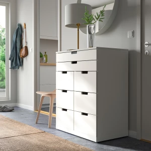 Второе фото. Комод - IKEA NORDLI/НОРДЛИ ИКЕА, 47х99х80 см, белый