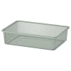 Ящик для хранения - TROFAST IKEA/ ТРУФАСТ ИКЕА, 40х30х10 см, зеленый