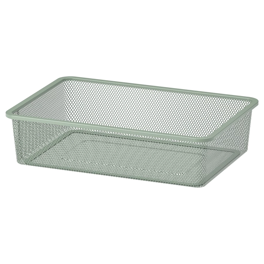 Ящик для хранения - TROFAST IKEA/ ТРУФАСТ ИКЕА, 40х30х10 см, зеленый (изображение №1)