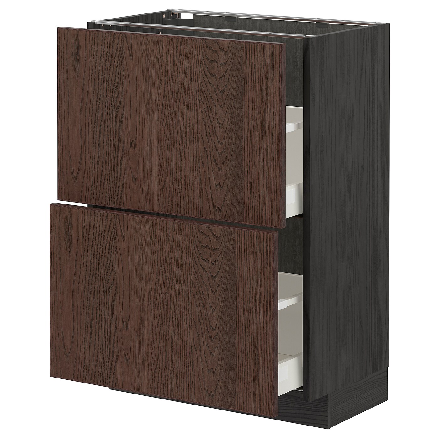 Напольный шкаф - METOD / MAXIMERA IKEA/ МЕТОД/ МАКСИМЕРА ИКЕА,  88х60 см, коричневый