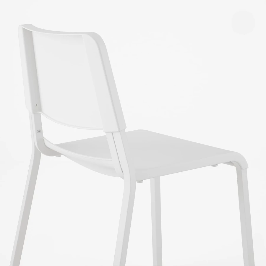 Стул - IKEA TEODORES,80х46х54 см,  пластик белый, ТЕОДОРЕС ИКЕА (изображение №3)