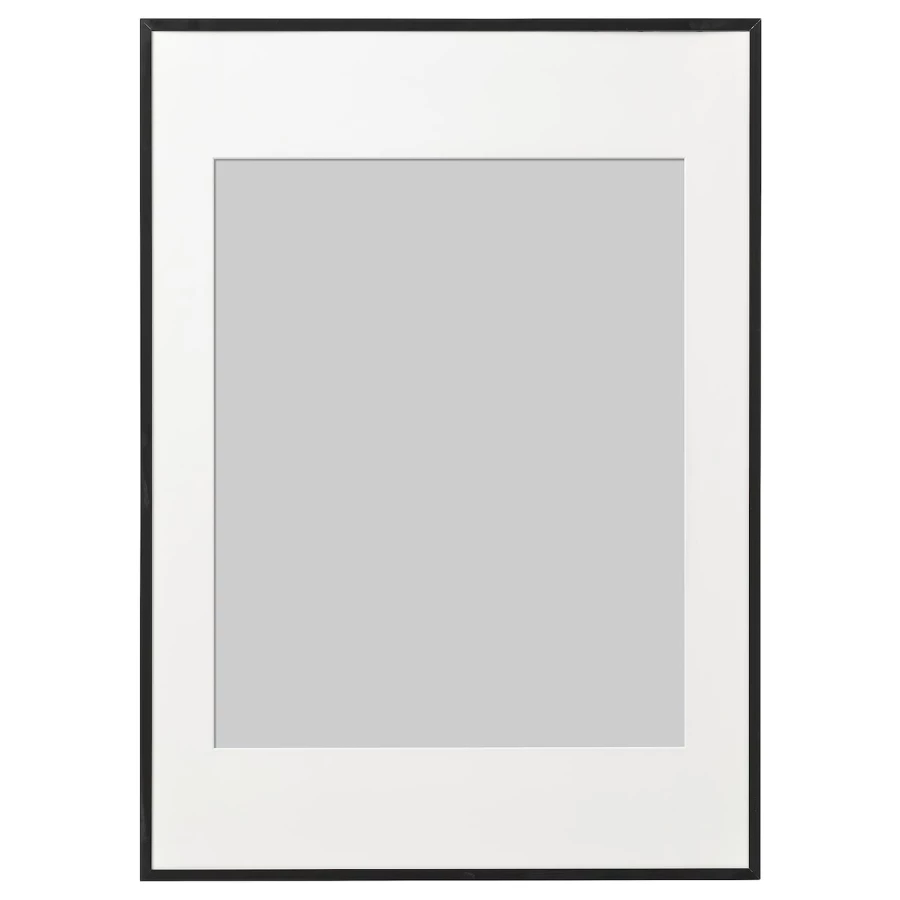 Рамка - IKEA LOMVIKEN, 50х70 см, черный, ЛОМВИКЕН ИКЕА (изображение №1)
