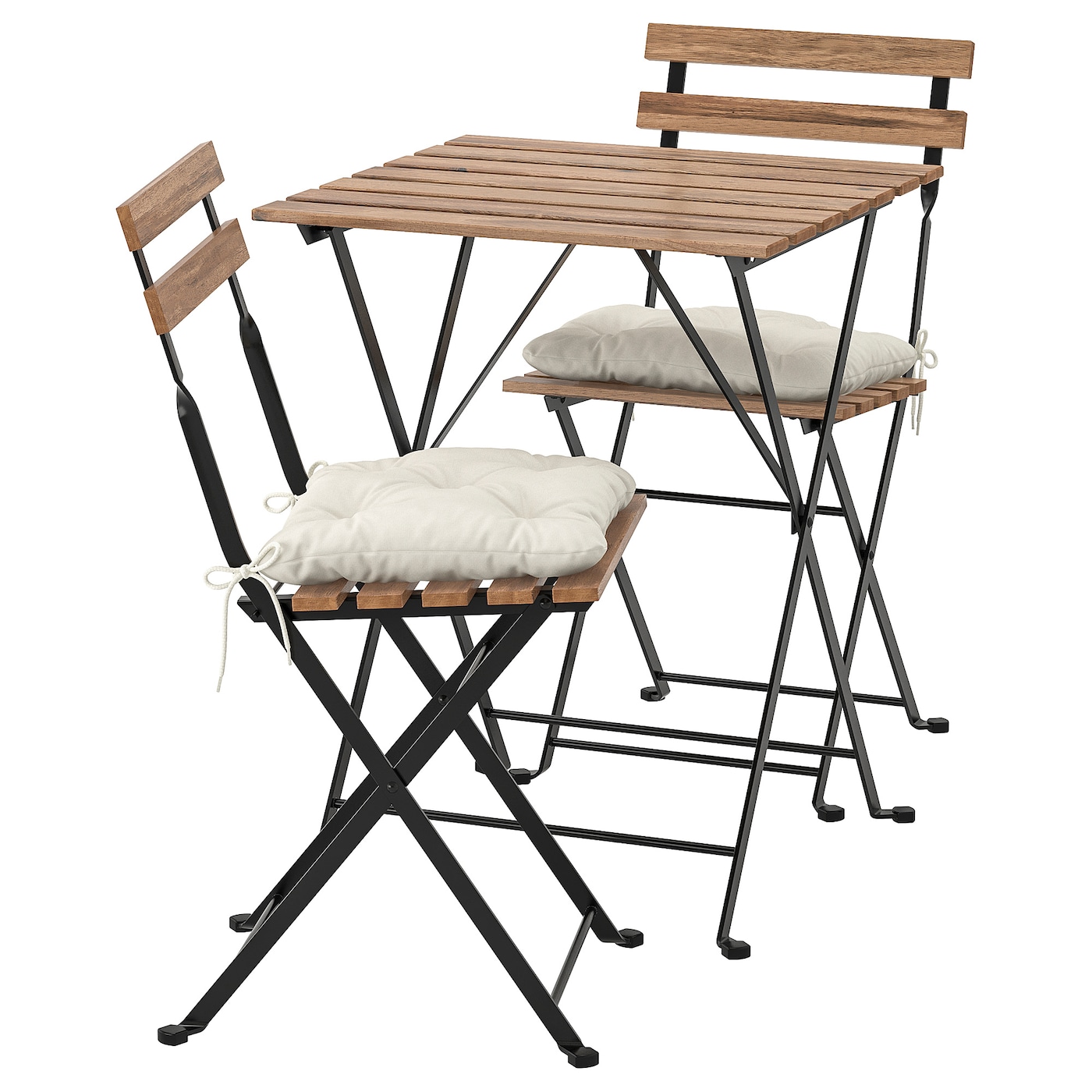 Складной комплект стула и стола - TÄRNÖ /TАRNО IKEA/ТЭРНО ИКЕА, 93х39х9 см, коричневый/ белый