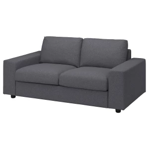 Диван 2-местный - IKEA VIMLE, 185х98х83 см, светло-бежевый, ВИМЛЕ ИКЕА