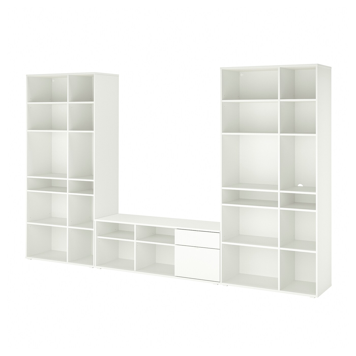 Шкаф для ТВ - IKEA VIHALS, 200x37x337cм, белый, ВИХАЛС ИКЕА
