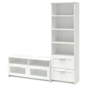 Тумба под ТВ - IKEA BRIMNES, 180х41х190 см, белый, БРИМНЭС/БРИМНЕС ИКЕА