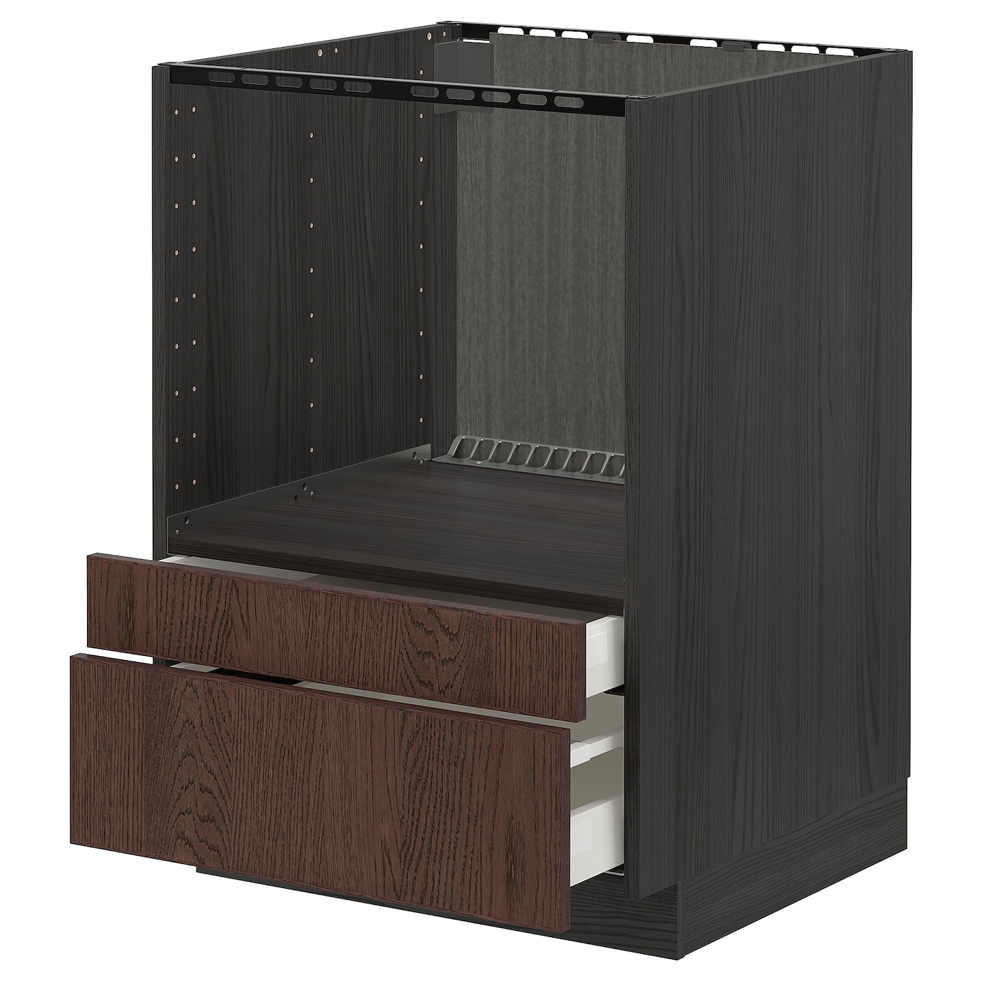 Напольный шкаф - IKEA METOD MAXIMERA, 88x62x60см, черный/коричневый, МЕТОД МАКСИМЕРА ИКЕА
