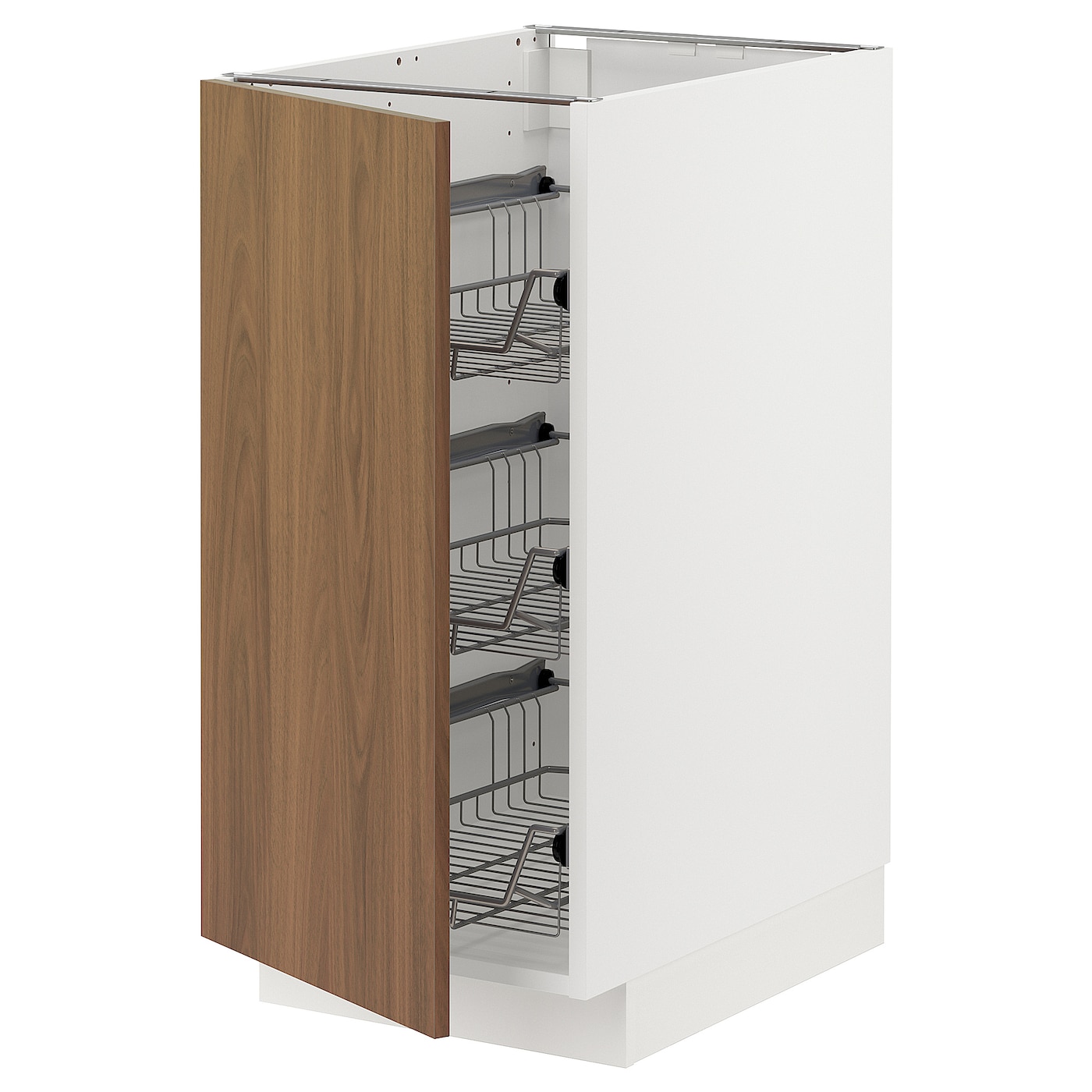 Напольный шкаф - METOD IKEA/ МЕТОД ИКЕА,  40х60 см, белый/коричневый