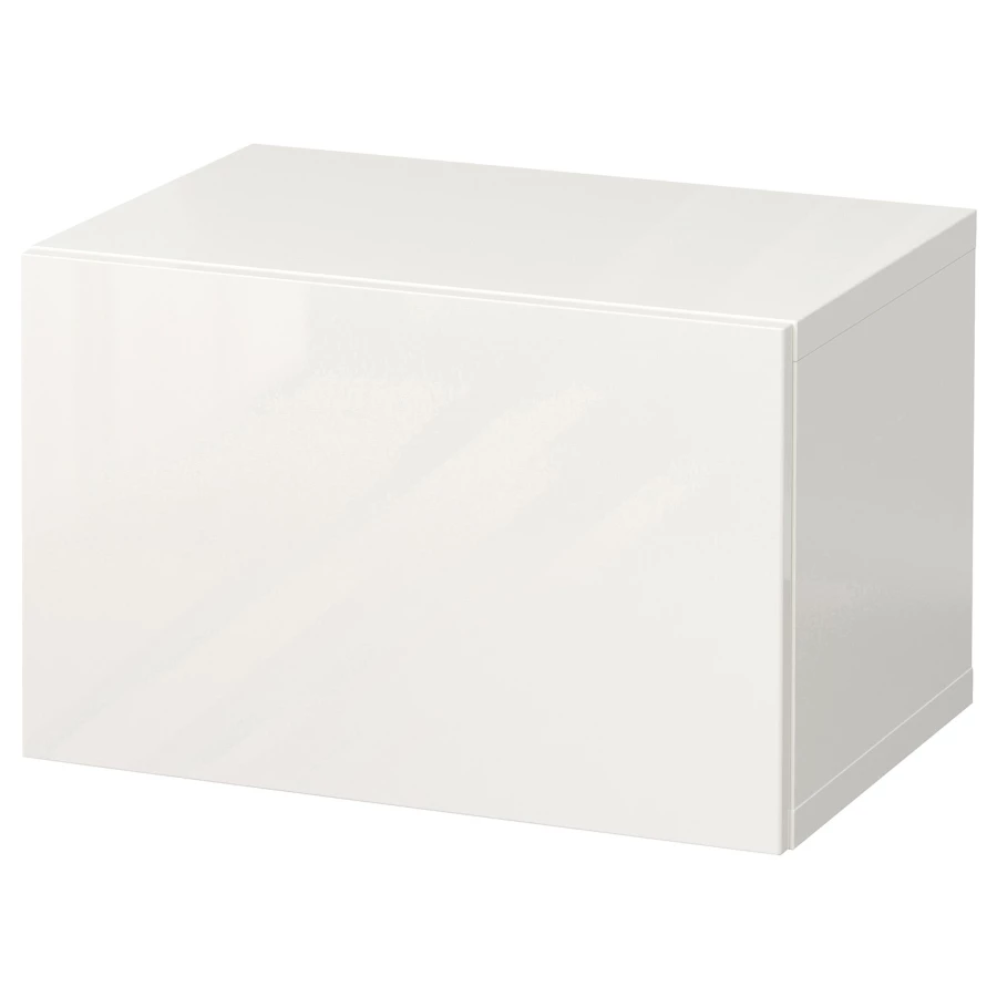 Навесной шкаф - IKEA BESTÅ/BESTA, 60x42x38 см, белый, БЕСТО ИКЕА (изображение №1)