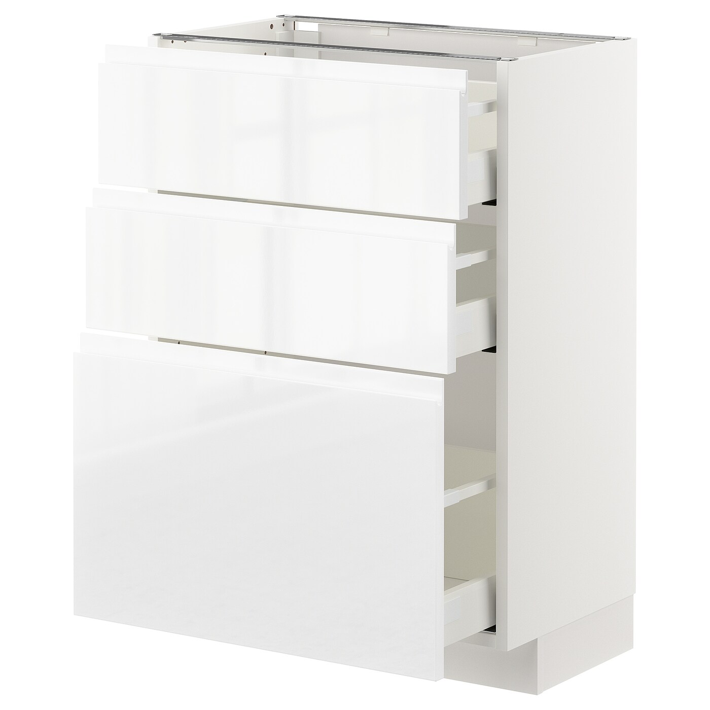 Напольный кухонный шкаф  - IKEA METOD MAXIMERA, 88x39x60см, белый, МЕТОД МАКСИМЕРА ИКЕА
