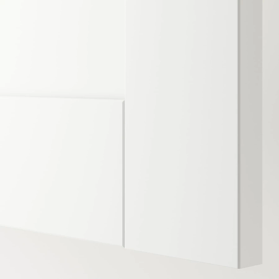 Кухонный навесной шкаф - IKEA KNOXHULT/КНОКСХУЛЬТ ИКЕА, 60x60х31 см, белый (изображение №3)