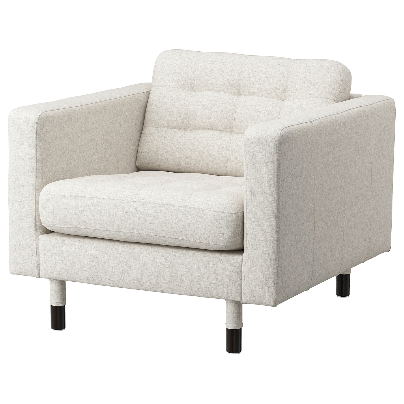Кресло - IKEA LANDSKRONA, 89х89х78 см, белый, ЛАНДСКРУНА ИКЕА