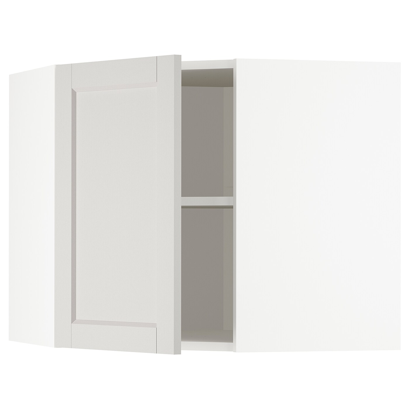 METOD Навесной шкаф - METOD IKEA/ МЕТОД ИКЕА, 60х68 см, белый/светло-серый