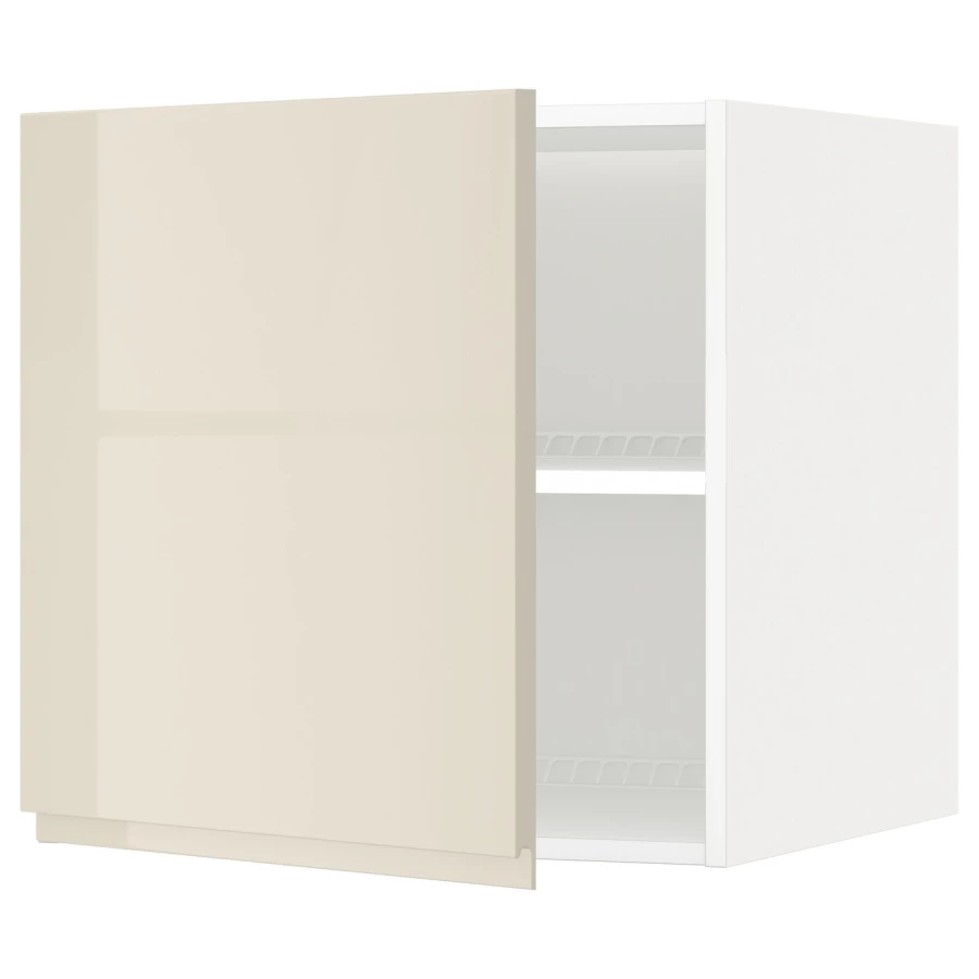 Шкаф для холодильника/морозильной камеры - METOD  IKEA/  МЕТОД ИКЕА, 60х60 см, белый/бежевый (изображение №1)