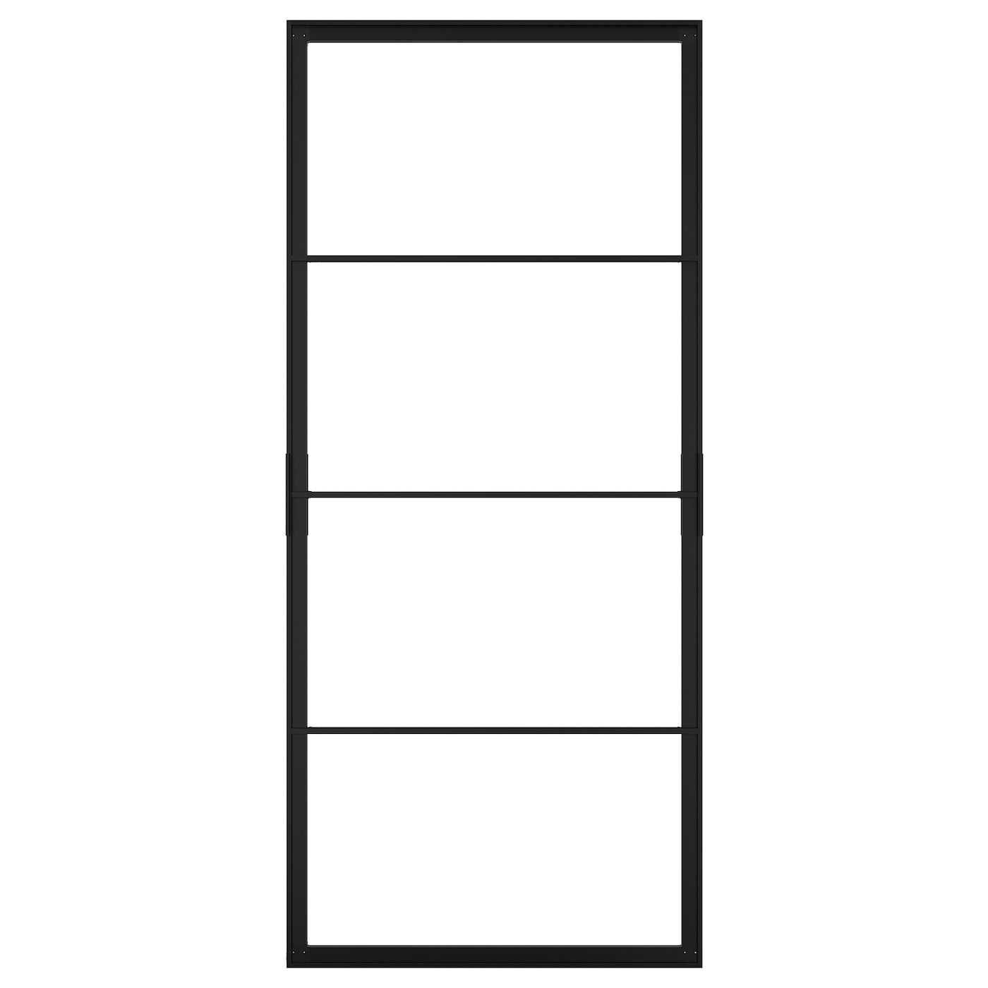 Коробка раздвижной двери - SKYTTA IKEA/ СКЮТТА ИКЕА, 231х102 см,  черный